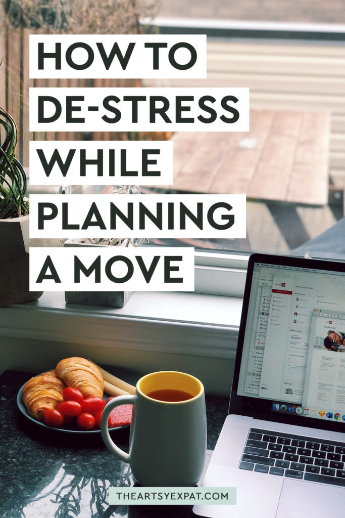 How to De-stress while planning a move